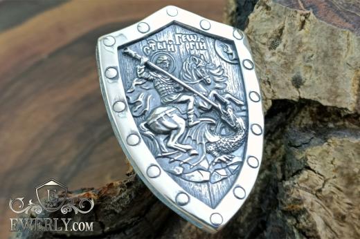 Підвіска-щит з Георгієм Побідоносцем, фото